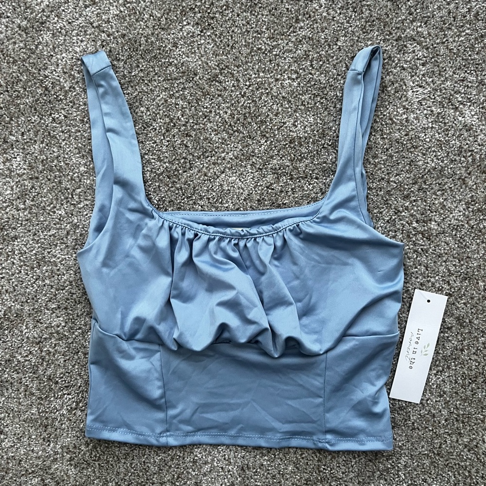 NWT Y2K inspired cropped tank top